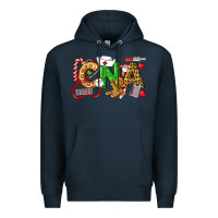 Navy Christmas CNA Certified Nursing Assistant Premium Hoodie - LillyAllenDesigns