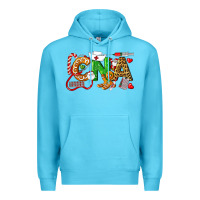 Ocean Blue Christmas CNA Certified Nursing Assistant Premium Hoodie - LillyAllenDesigns