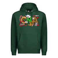 Sports Green Christmas CNA Certified Nursing Assistant Premium Hoodie - LillyAllenDesigns