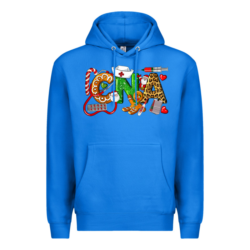Christmas Cna Certified Nursing Assistant Premium Hoodie by LillyAllenDesigns | Teevron