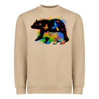Mushroom autism mama bear Heavyweight Sweatshirt - Zillion Design Studio