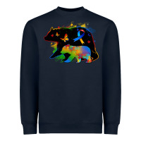 Navy autism mama bear Heavyweight Sweatshirt - Zillion Design Studio