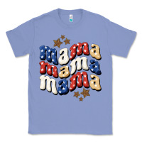 Colony Blue american mama Classic Tee - BundleAndBundleShop