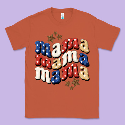 American Mama Classic Tee Designed By Bundleandbundleshop