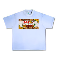 Grape Ice america map sunflower license plate Urban Heavy Tee - HRA Design Shop