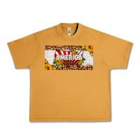 Peanut Butter america map sunflower license plate Urban Heavy Tee - HRA Design Shop