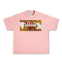 Salmon america map sunflower license plate Urban Heavy Tee - HRA Design Shop