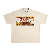 Sandshell america map sunflower license plate Urban Heavy Tee - HRA Design Shop