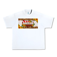 White america map sunflower license plate Urban Heavy Tee - HRA Design Shop
