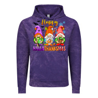 Cloud Purple happy hallothanksmas gnomes Vintage Hoodie - texasbilliewilder