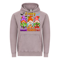Vintage Zinc happy hallothanksmas gnomes Vintage Hoodie - texasbilliewilder