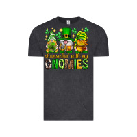 Vintage Black St. Patrick's Day shamrockin' with my gnomies Vintage Tee - Neo Western