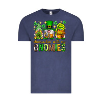 Vintage Denim St. Patrick's Day shamrockin' with my gnomies Vintage Tee - Neo Western