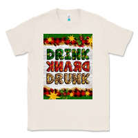 Natural Christmas Drink Drank Drunk Classic Tee - Artiststas