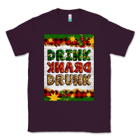 Plum Christmas Drink Drank Drunk Classic Tee - Artiststas