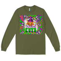 Army Green Wicked cute halloween Long Sleeve Tee - Artiststas