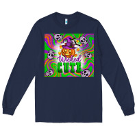Navy Wicked cute halloween Long Sleeve Tee - Artiststas