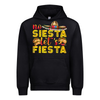 Black No Siesta Let's Fiesta Urban Hoodie - texasbilliewilder