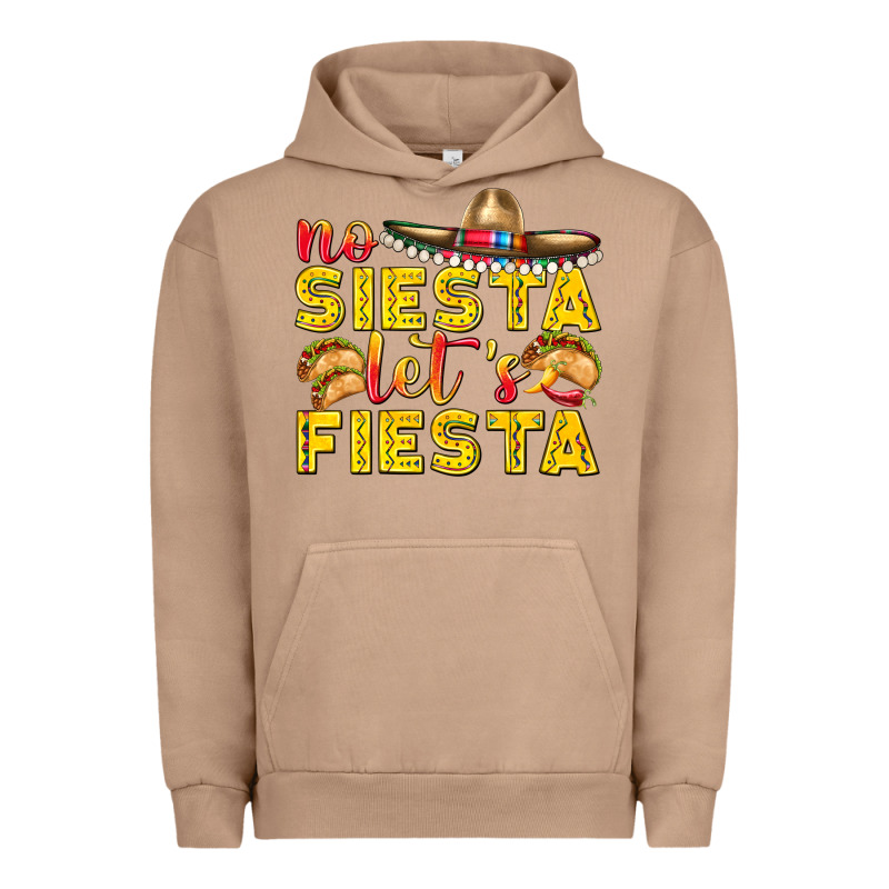 No Siesta Let's Fiesta Urban Hoodie by texasbilliewilder | Teevron