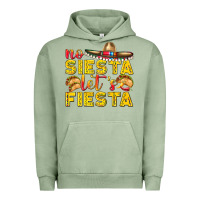 Pigment Oil Green No Siesta Let's Fiesta Urban Hoodie - texasbilliewilder