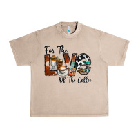 French Oak for the love of the coffe Urban Heavy Tee - CowhideDigitalArt