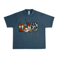Midnight Navy for the love of the coffe Urban Heavy Tee - CowhideDigitalArt