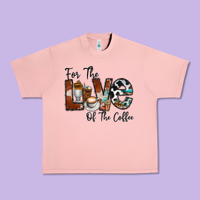 For The Love Of The Coffe Urban Heavy Tee Designed By Cowhidedigitalart