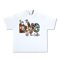 White for the love of the coffe Urban Heavy Tee - CowhideDigitalArt