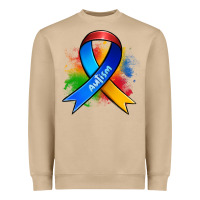 Autism Ribbon Heavyweight Sweatshirt | Teevron