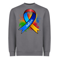 Storm autism ribbon Heavyweight Sweatshirt - Zillion Design Studio