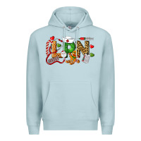 Blue Mist Christmas lpn certified nursing assistant Premium Hoodie - LillyAllenDesigns