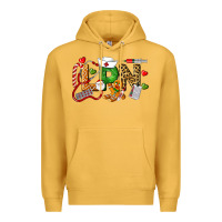 Mustard Christmas lpn certified nursing assistant Premium Hoodie - LillyAllenDesigns