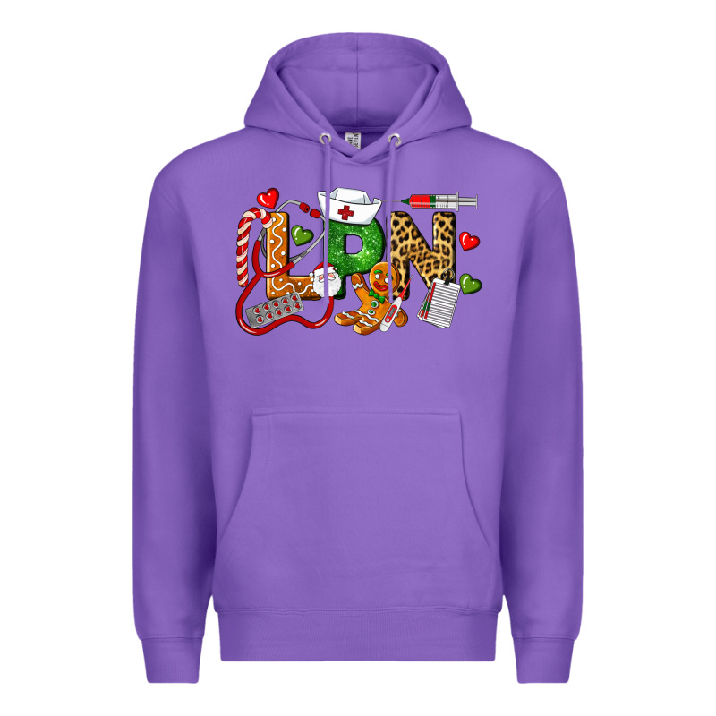 Christmas Lpn Certified Nursing Assistant Premium Hoodie by LillyAllenDesigns | Teevron