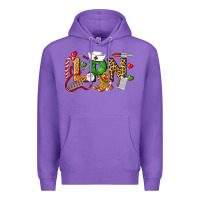 Purple Christmas lpn certified nursing assistant Premium Hoodie - LillyAllenDesigns