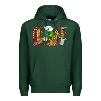Sports Green Christmas lpn certified nursing assistant Premium Hoodie - LillyAllenDesigns