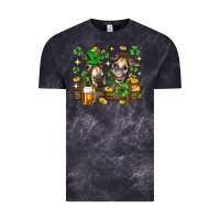 Cloud Black St. Patrick's Day donkey Vintage Tee - Neo Western