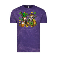 Cloud Purple St. Patrick's Day donkey Vintage Tee - Neo Western