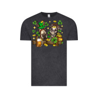 Vintage Black St. Patrick's Day donkey Vintage Tee - Neo Western