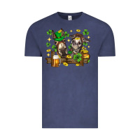 Vintage Denim St. Patrick's Day donkey Vintage Tee - Neo Western