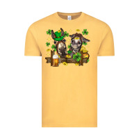 Vintage Mustard St. Patrick's Day donkey Vintage Tee - Neo Western