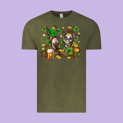 St. Patrick's Day Donkey Vintage Tee Designed By Neo Western