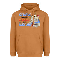 Meerkat reading because murder is wrong Heavyweight Hoodie - MaliasSmallBusiness