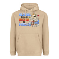 Mushroom reading because murder is wrong Heavyweight Hoodie - MaliasSmallBusiness