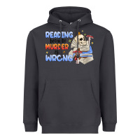 Smoke reading because murder is wrong Heavyweight Hoodie - MaliasSmallBusiness
