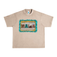 French Oak western turquoise's mama background Urban Heavy Tee - BarkalooDesign