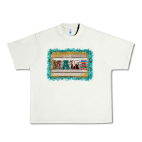 Pistachio western turquoise's mama background Urban Heavy Tee - BarkalooDesign