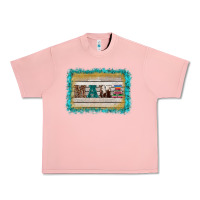 Salmon western turquoise's mama background Urban Heavy Tee - BarkalooDesign