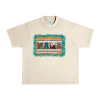 Sandshell western turquoise's mama background Urban Heavy Tee - BarkalooDesign