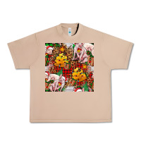 Burro christmas pig  tartan with  hay and christmas ligh Urban Heavy Tee - FaDigitalArtStudio