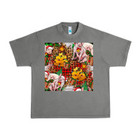 Tornado christmas pig  tartan with  hay and christmas ligh Urban Heavy Tee - FaDigitalArtStudio